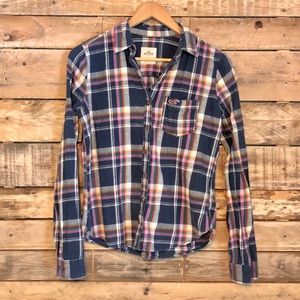 Hollister Classic Plaid Flannel